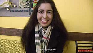 Hey, check out Katty West, that skinny cutie getting drilled by a porn agent!