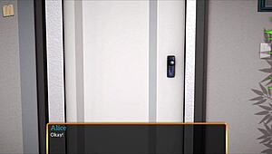 redhead teen plays homemade game in my new family series episode 339