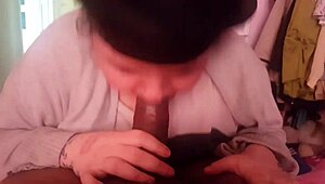 Can you believe how good she sucks my dick?