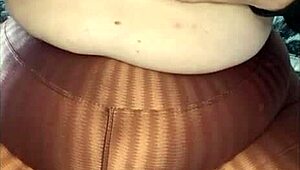 Watch This Horny Novinha Masturbate Wildly! She Rips Her Pants From Intense Lust After Gym Workout