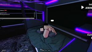 You won't believe how I bred that goth slut right in the Roblox condo