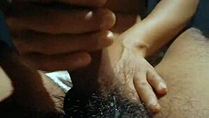 Teen GIRLFRIEND Gives HANDJOB To FRIEND Until CREAMPIE In HOMEMADE Video