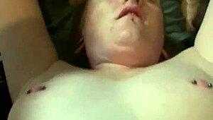 homemade amateur sextape with redhead girlfriend showing pierced nipples and tattoo