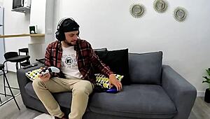 Pamela Mendoza Devours Massive Cock From Gamer Boy!