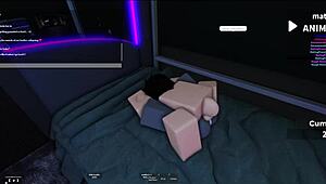 You won't believe how I bred that goth slut right in the Roblox condo