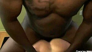 Oh yeah, big titty cougar Sara Jay is draining that monster cock deep with her wet mature muff.