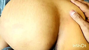 Horny Mumbai Back Manager Wife Calls Home for Hardcore Homemade Blowjob and Orgasm with Boobs