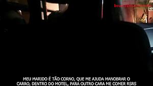 Pregnant Bruna Silva hotwife gets fucked hard by the big guy in amateur cuckold scene.