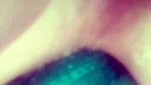 Bottle shoved deep in my ass - who wants to watch?