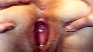 Milf experiences a creampie that leaves her pussy gaping with cum in this session.
