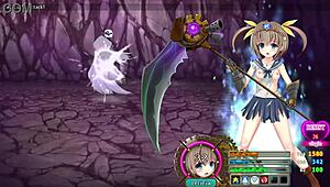 i feel so excited tackling wraith boss in new game on lunatic difficulty at sorcery kingdom anmitsuya