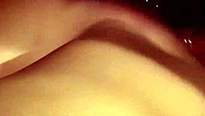 This horny guy hands over a sample to Karlie Simon 😏