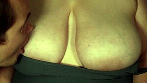 Intense Hard Nipple Sucking And Play With Natural Tits Close Up