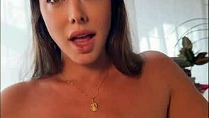 hey, this hotwife babe ana rothbard with her cute blue eyes is totally owning that siririca session 😏