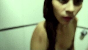 Peruvian Teen Prostitute Rides In Cowgirl For Orgasm While Latina Gets Fucked Doggystyle In Bathroom Spy Scene