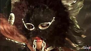 this dominant lady madame noir takes control with squirting toys in her tight wet pussy