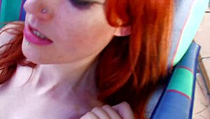 i feel so passionate with this super wholesome redhead slut in her debut porn video making tight pussy wet