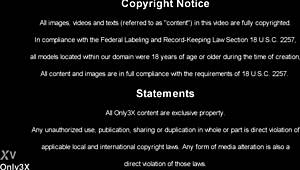 In this quick 11-minute clip, Aubrey Adams explores anal scenes presented by the Only3x Network.