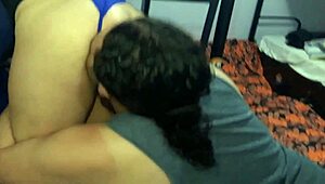 I feel so aroused as Fada Mel curses with her hot delicious tongue during amateur blowjob