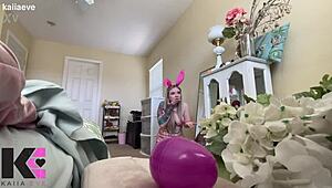 Giantess Playboy Bunny Devours Hatched Tinies In Unaware Vore Rampage!