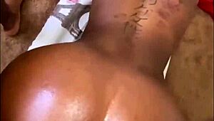 Sexxxy Reese Takes Big Black Banana Cock Deep In Doggystyle With Her Petite Pierced Body And Natural Tits