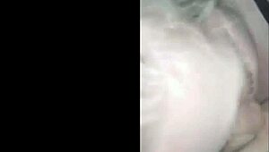 Slut wife emily sucking dick for cumshot on big tits in homemade blowjob