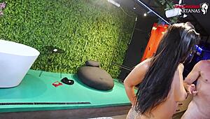 what's up with luana aguiar's deadly sitting in these spartanas behind-the-scenes?