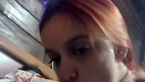 hey, check out this gentle blowjob where she's sucking that cock with real care!