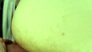 thrusting into gaping bbw in the kitchen led to anal pawg cumshot with cum in pussy finish