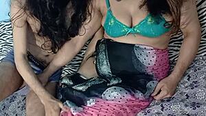 Hey this hot Punjabi Indian couple enjoys mutual masturbation with dirty talk when home alone