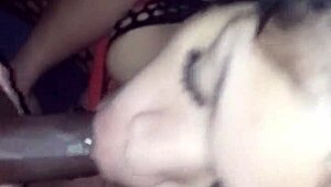 Angelg and Kuzz suck big black cock and fuck in missionary