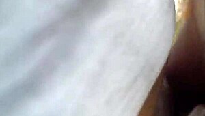 skinny african girl contrasts her small waist with my big cock stretching her tight pussy outdoor