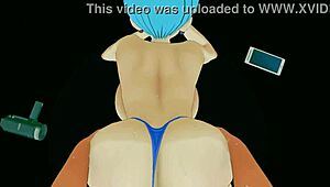 bulma gives you instructions on how to masturbate joi style with her guidance