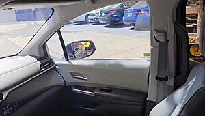 I left my panties by the door, now this perverted stranger with huge cock follows me home for creampie action 😏