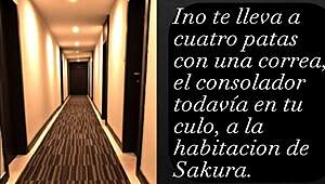 Joi Ino Yamanaka acts as tough trainer for sissys introducing anal assfucking to reach sissygasm