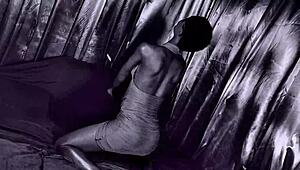 tag team double penetration fills all holes with big black cocks while spitting on pretty teen in long socks.