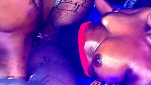 akosua, with those amazing boobs, how does it feel getting pounded by your stepbrother's massive black african cock so rough while step-daddy watches you squirt everywhere?