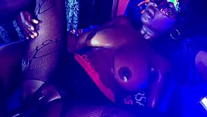 akosua, with those amazing boobs, how does it feel getting pounded by your stepbrother's massive black african cock so rough while step-daddy watches you squirt everywhere?