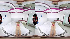 Beautiful babe with big breasts in 5k vr on vrlatina com 😍