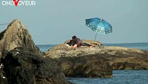 Nude beach photoshoot turns into hardcore sex under the sun!