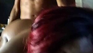 what if i give backshots to my sexy ass chocolate bbw with her big tits and oiled ebony curves taking that big black cock doggystyle