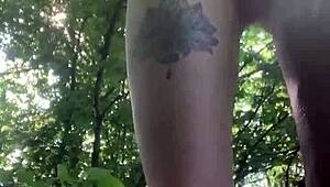 I remember peeing through my bikini pants in a public outdoor spot.