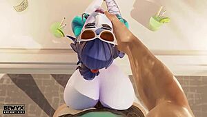 I uh took a french vacation as widowmaker you know