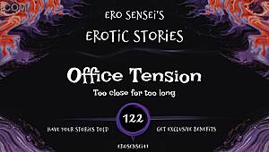 office tension builds in this erotic audio for women, don't you feel it rising at work?