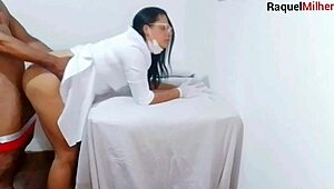 Nurse And Esthetician Observe Patient's Erection!