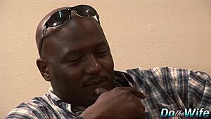 Blonde wife daisy layne gets banged in a wild group fuck right in front of her cuck husband