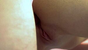 he filled her tight asshole with thick cum in a dripping anal creampie moment