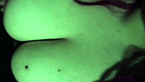 Do you like watching a busty goth girl ride that huge bbc dildo while enjoying hentai?