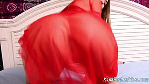 Teen Kimber Lee Delivers Intense V-Day Blowjob With Cumshot Handjob On Big Tits