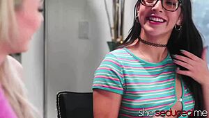 she discovered new feelings through her tutor in a quiet study session